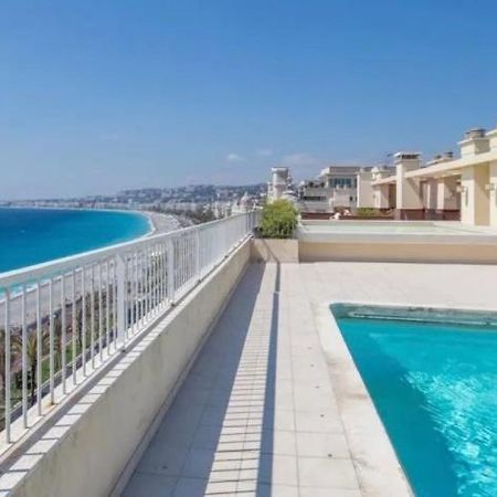 Le Royal, Spacious Seaside Apartment Rooftop And Pool Nizza Exterior foto
